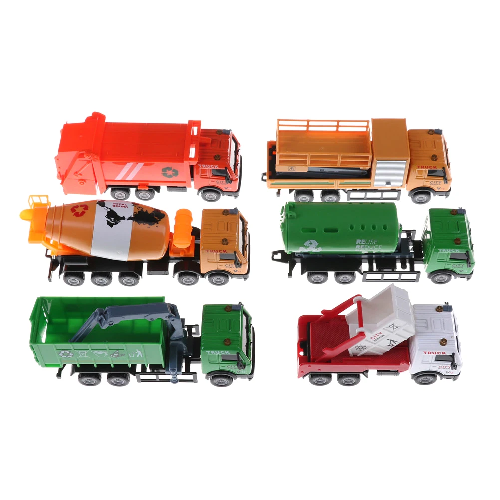 

1:43 Racing Bicycle Shop Truck Toy Car Carrier Vehicle Garbage Truck Diecasts & Toy Vehicles Toys For children