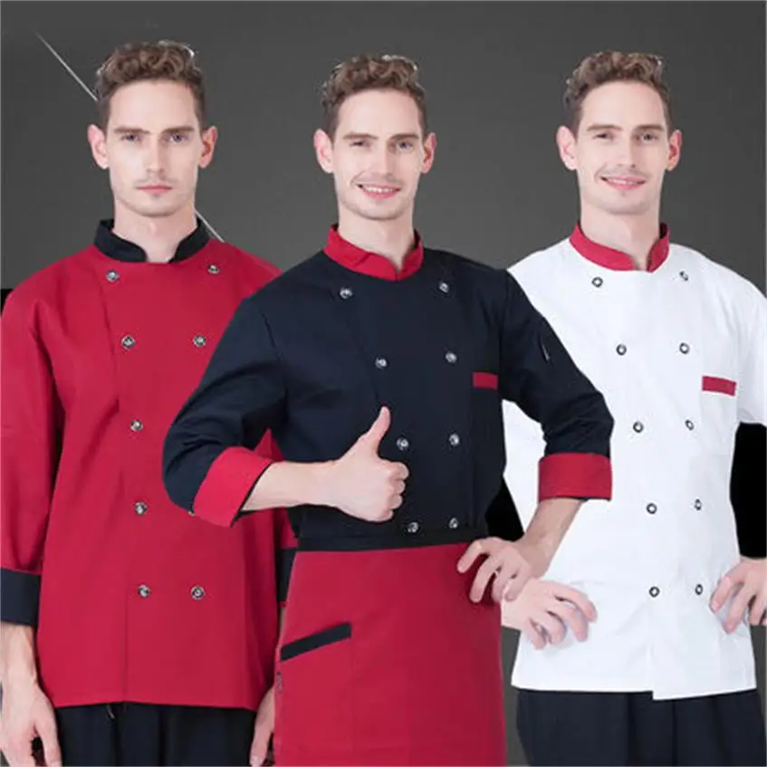 

Cooks kitchen colors high quality chef uniforms uk clothing female restaurant chefs apparel ladies chefwear free shipping