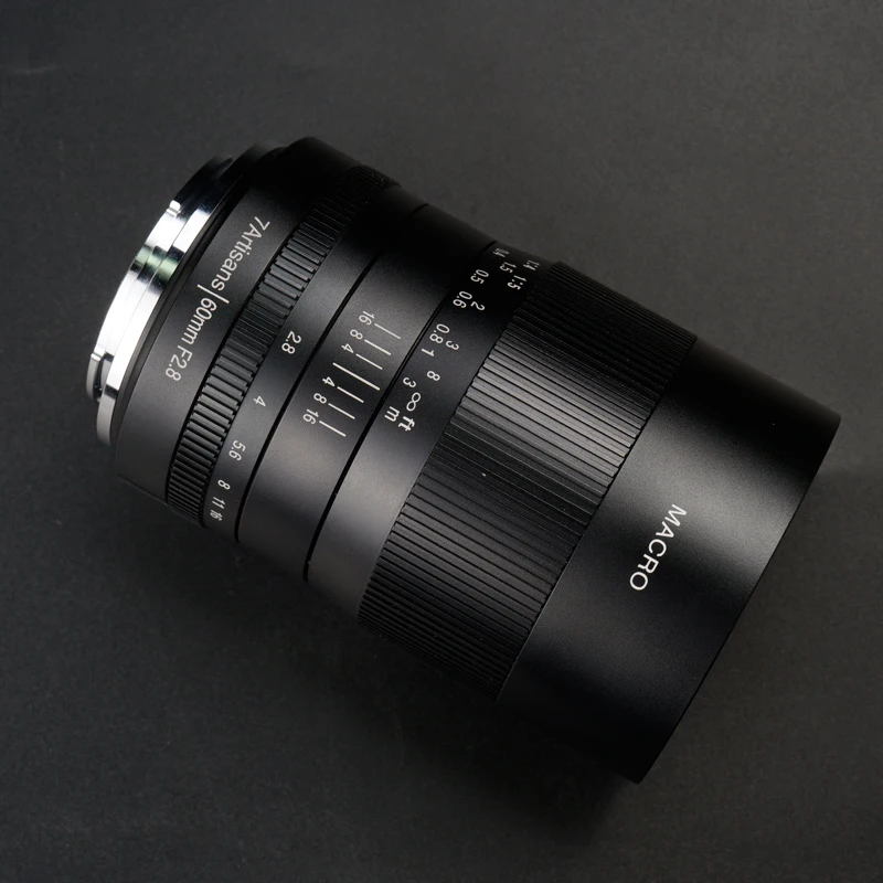 7artisans 60 мм f2. 8 1:1 ручной макро Фокус объектив APS-C для Canon EOS M50 M6 sony E Mount M4/3 GH5 Fuji X-mount беззеркальная камера