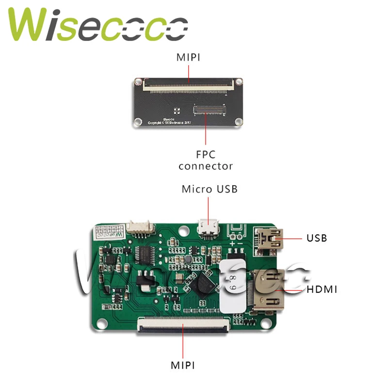 5,5 дюймов 2K ЖК-дисплей 2560x1440 TFT HDMI к MIPI драйвер платы контроллер для 3D принтера VR HMD AR экранная панель ls055r1sx04