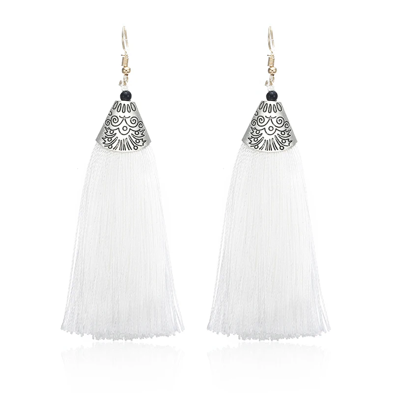 Новинка 2018 года Brincos для женщин Boho падение мотаться бахрома Серьги Винтаж