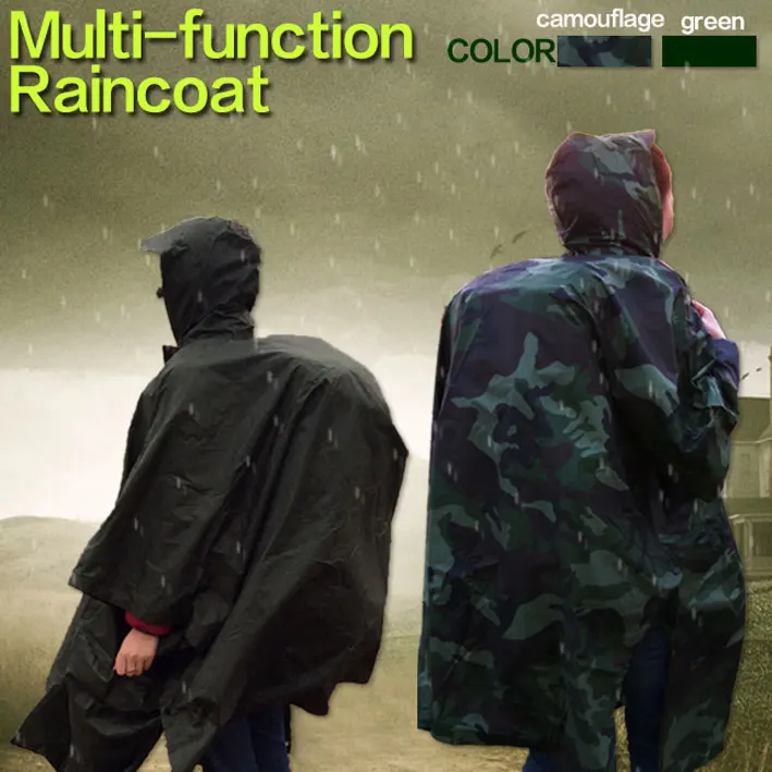 Многофункциональный туризм плащ носит наилучшим образом большой размер и