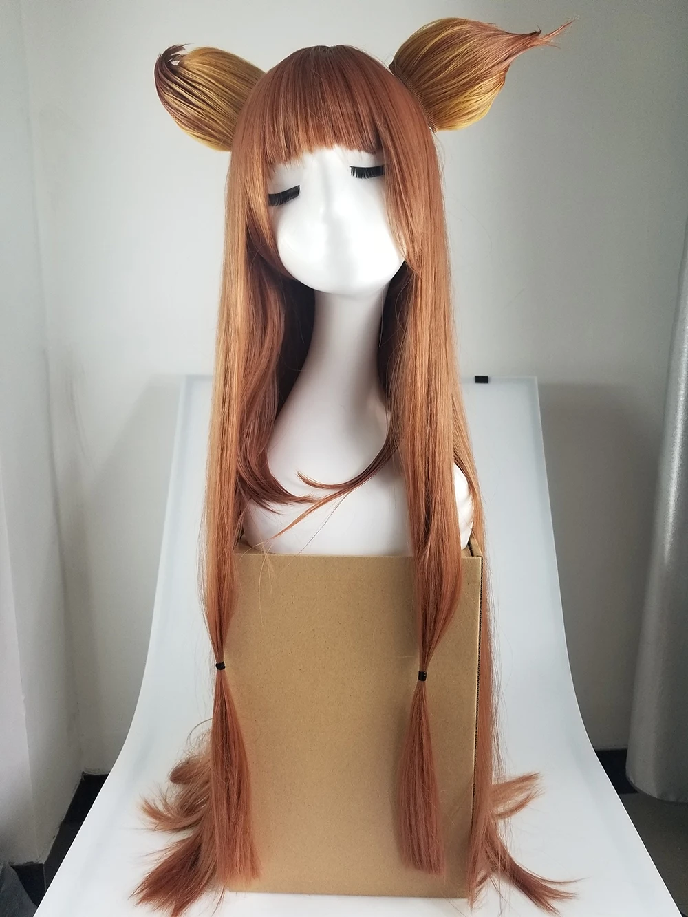 Tate no Yuusha no Nariagari Raphtalia, косплей, костюм, парик, головной убор, прямой коричневый, рост щита, герой, косплей, волосы