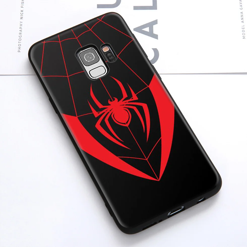 Мягкий чехол с логотипом WEBBEDEPP Mavel Spiderman для samsung Galaxy S10 S10e S9 S8 Plus S7 S6 Edge S9 Plus и J6 Note 10 Plus 9 8