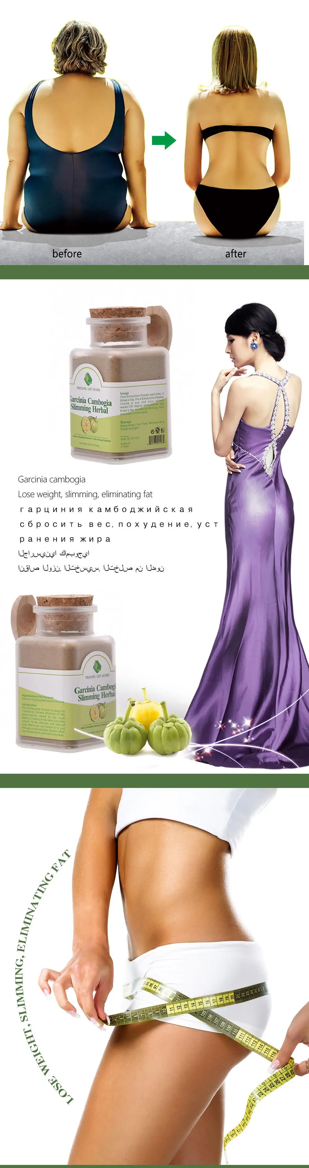 Prolong Lifu garcinia cambogia похудение Травяные потери веса диетический продукт для женщин