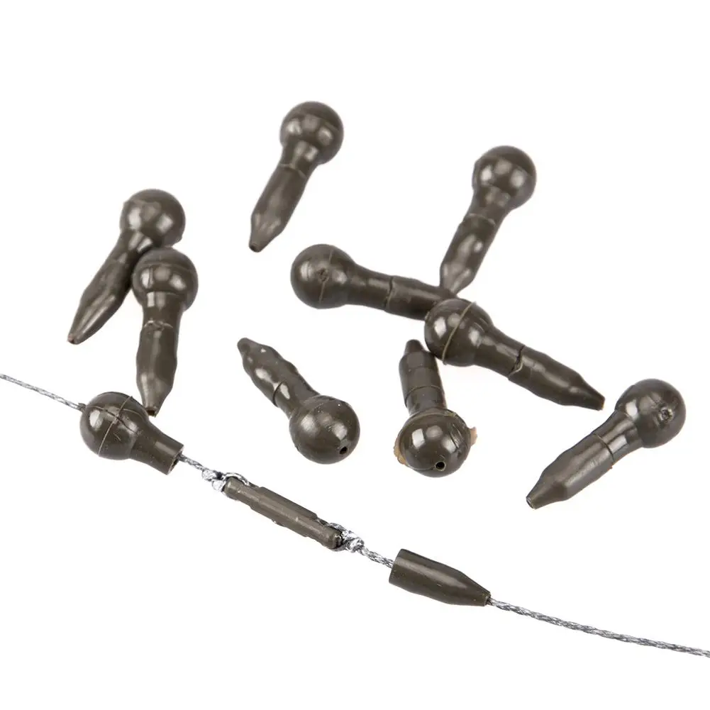 10 шт./упак. анти-укус линии компоновщик карп рыболовные принадлежности быстрая