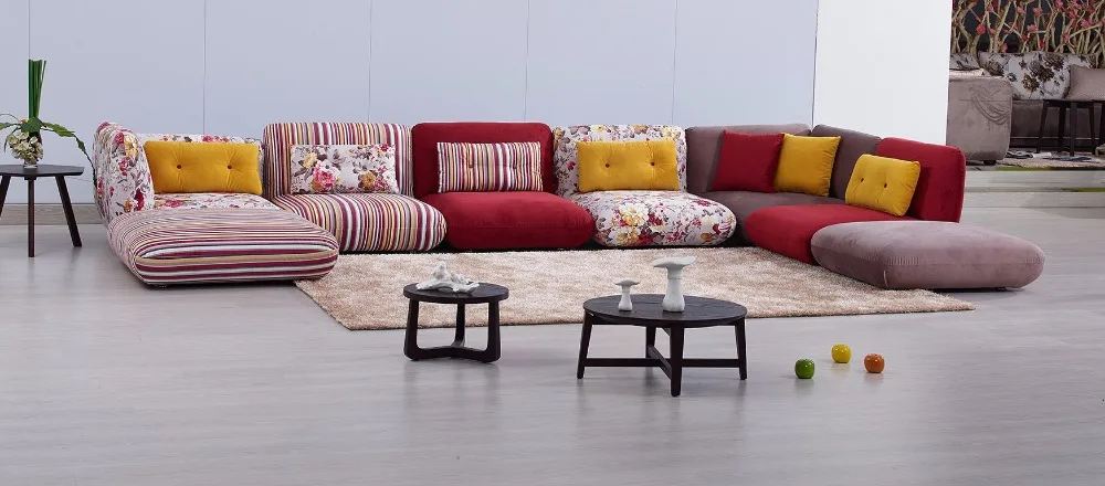 2017 современный набор тканевое кресло сумка для фасоли стул секционный диван