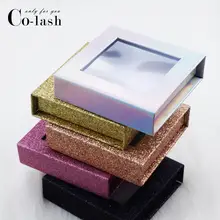 Colash полная распродажа накладных ресниц по индивидуальному заказу упаковочная коробка Пользовательский логотип 3d норковые ресницы Коробки искусственный фарет полосы Магнитный чехол пустой