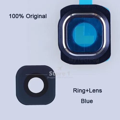 

3Sets for Samsung Galaxy S6 OEM Glass Camera Lens+Lens Cover 100% Original Replacement Part with Sticker