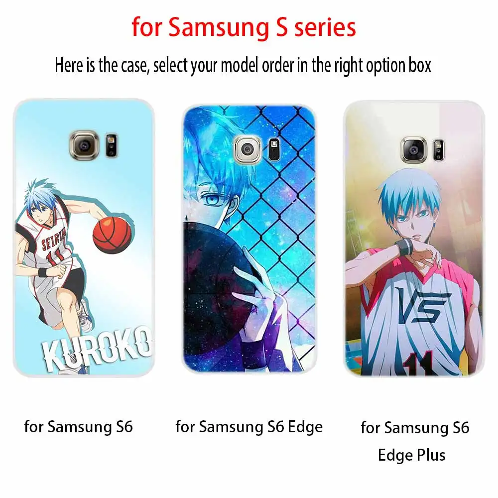 Мягкий чехол Kuroko no Basket Tetsuya kawaii аниме для Samsung Galaxy S6 S7 Edge S8 S9 S10 S11 Plus E Note 10 9 телефона