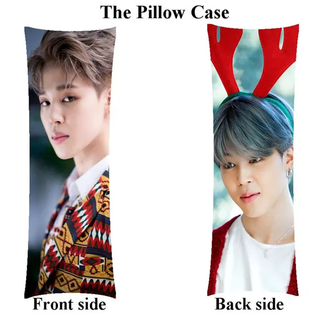 pillowcase Kpop в Корейском стиле бойфренд Цзиминь мультипликационным мотивом Ким тэ Хен V девушка тела подушку Чехол на заказ - Цвет: pillowcase