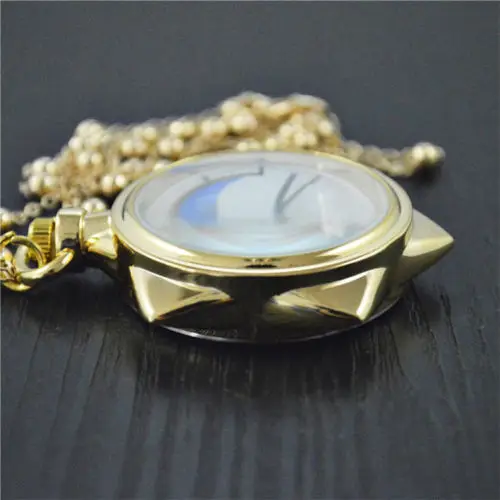 Карманные часы с кристаллами Сейлор Мун 20 й юбилей подвесное ожерелье в белой