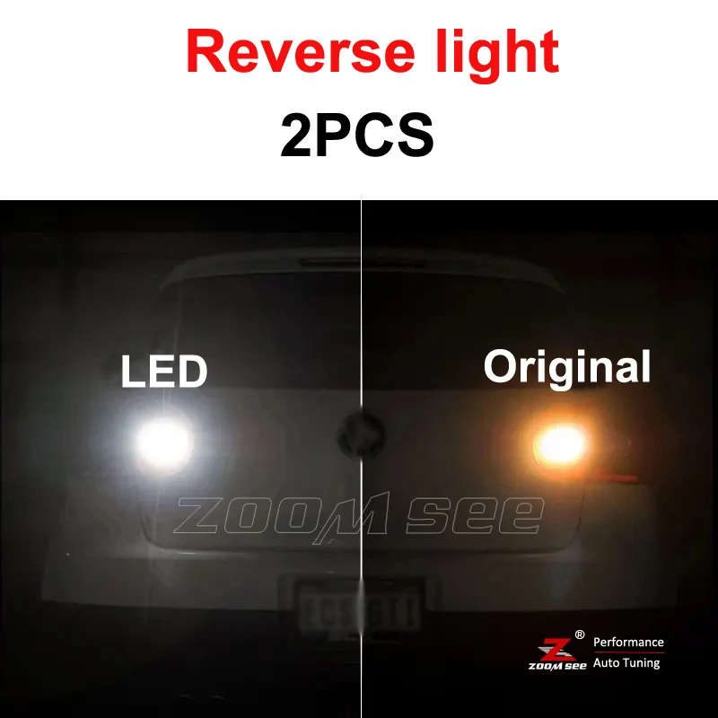 

Белая лампа заднего хода + зеркало + номерной знак для VW for Golf 5 MK5 MK V, комплект светодиодного наружного освещения + парковочный свет (06-09)