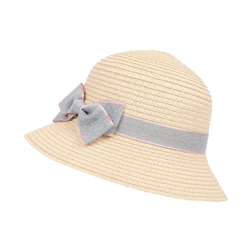 Летняя Шляпа casquette От 5 до 8 лет детей лук путешествия богемные шляпы пляжная шляпа от солнца бассейна кепки Snapback Gorra Hombre
