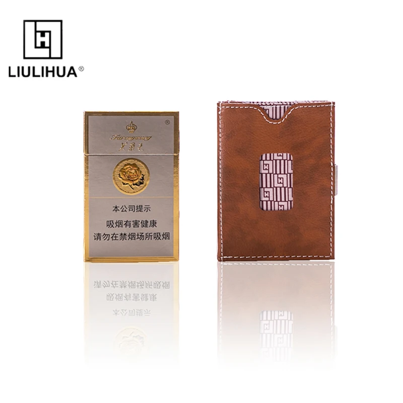 LIULIHUA оптовая продажа футляр для карт из натуральной кожи мужской деловой мини