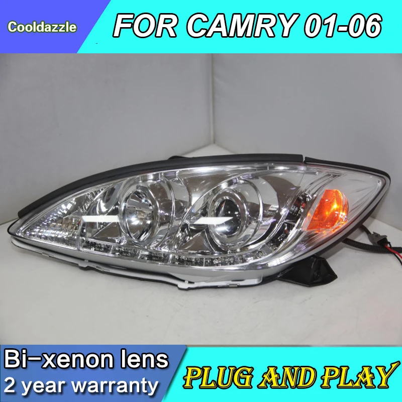 Автомобильный Стайлинг 2001 2002 2003 2004 2005 2006 год для Toyota Camry светодиодный головной