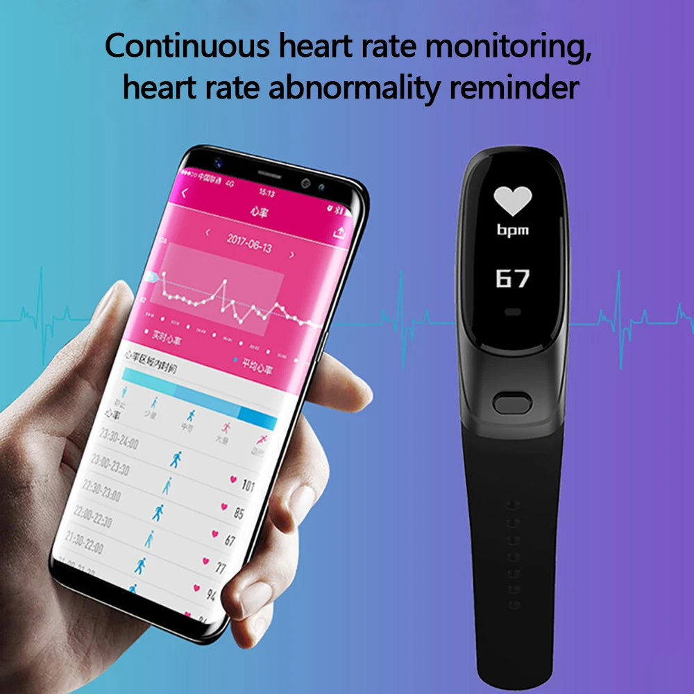 Smart band V08 Смарт часы браслет Водонепроницаемый наушники Сенсор Фитнес трекер