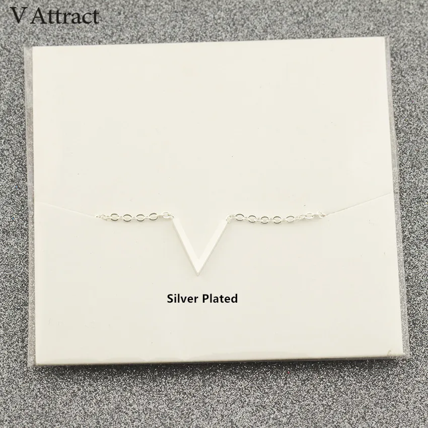 

V Attract 10pcs Friendship Jewelry Simple Stainless Steel V Bracelet Masculino Gold Filled 2018 Trendy Chevron Pulseras Mujer