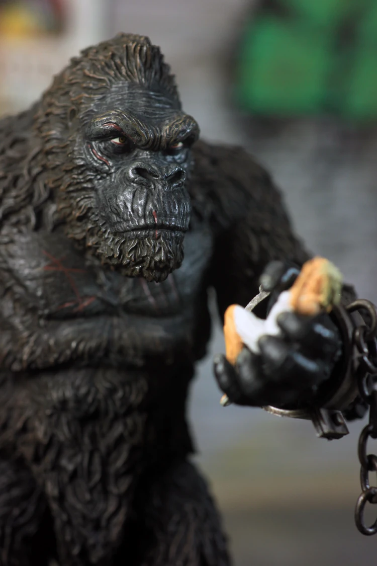 Мультипликационный персонаж из фильма игрушки MEZCO Kong: Череп остров Kingkong 8 дюймов подвижная фигурка модель