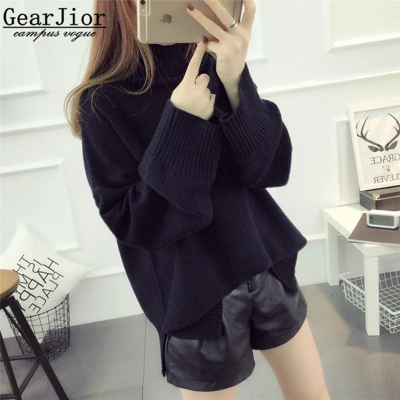 Новинка 2017 года Лидер продаж женские осенне-зимние свободные вязаные свитера
