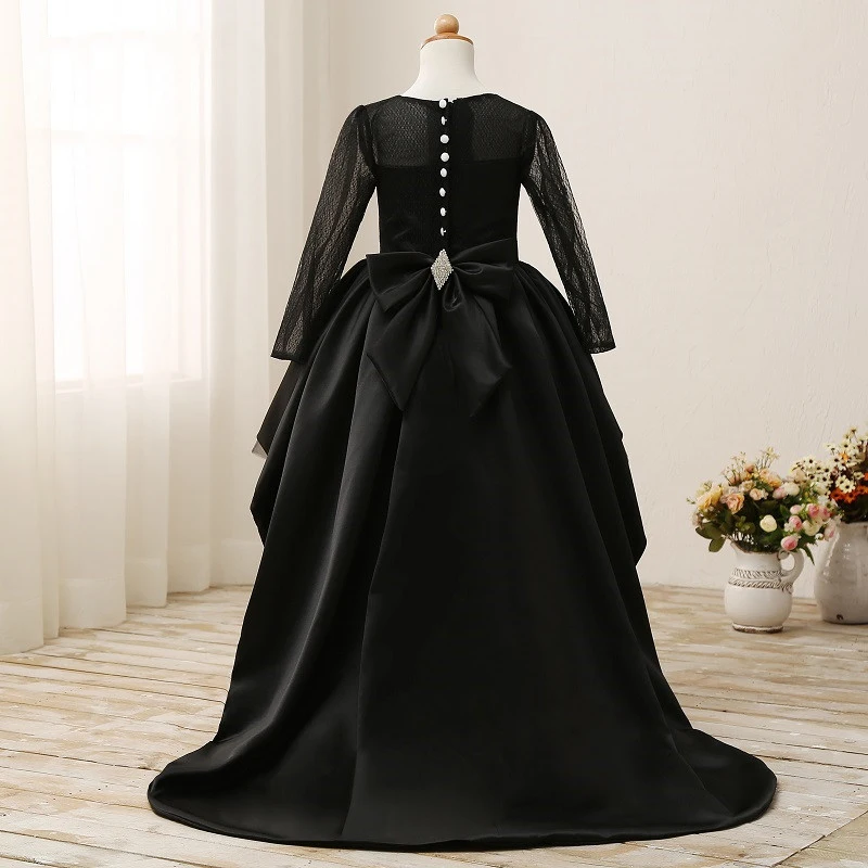 HT027 Роскошные атласные платья в европейском и американском стиле с цветочной