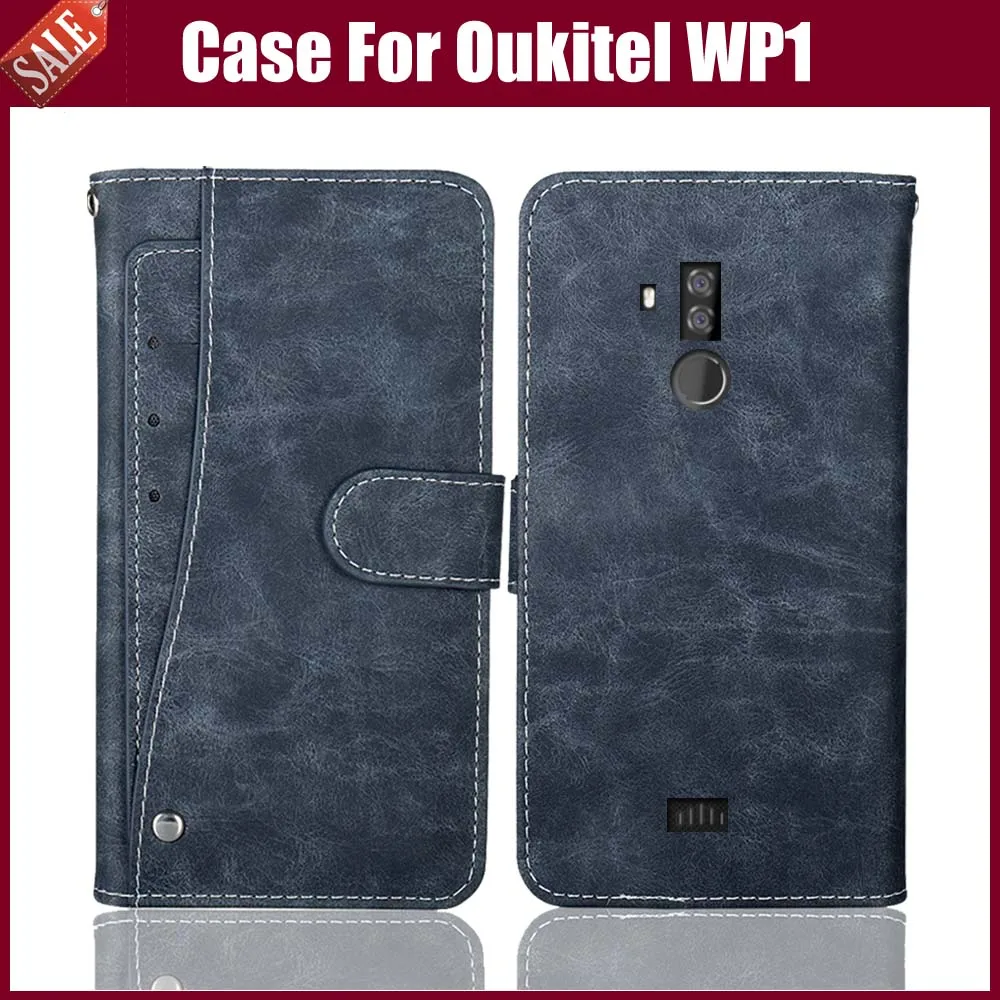 Новый дизайн! Oukitel WP1 чехол Роскошный кошелек винтажный Флип кожаный для телефона