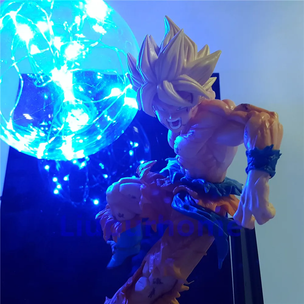 Dragon Ball Z Goku Супер Saiyan 2 Led ночник Жемчуг дракона супер Сон Гоку лампа украшение комнаты лампа Декор лампе