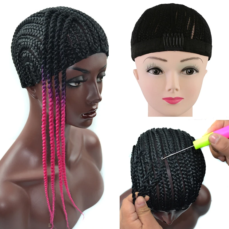 Новая суперэластичная кукурузная шапочка для плетения вязаная коса парика