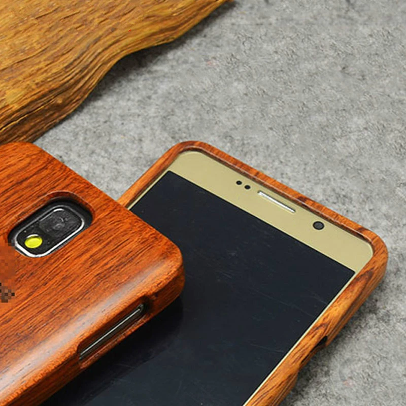 Чехол из цельного дерева для телефона Samsung Galaxy Note 9 8 S5 S6 S7 S8 S9 Edge Plus Чехлы ручной
