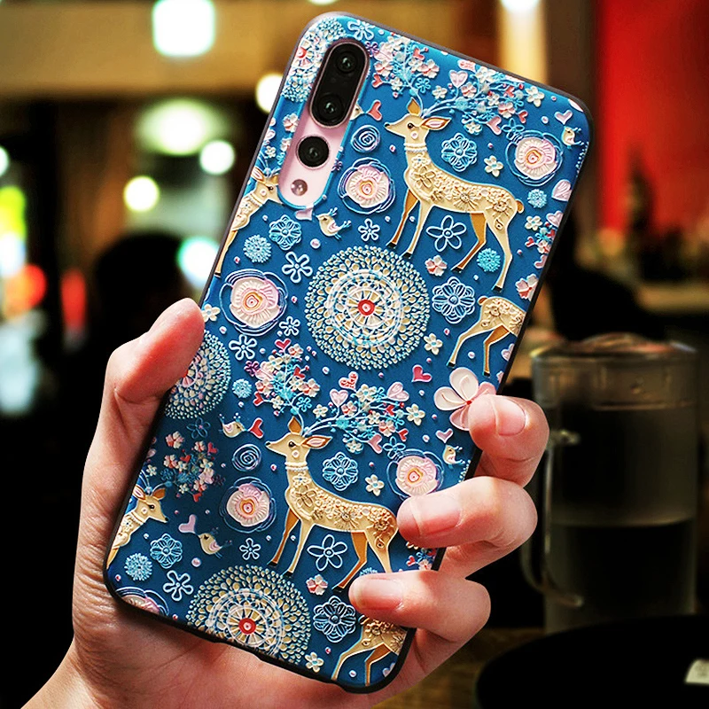 Силиконовый чехол в клетку для телефонов с рисунком iPhone X 8 7 Plus цветочным узором