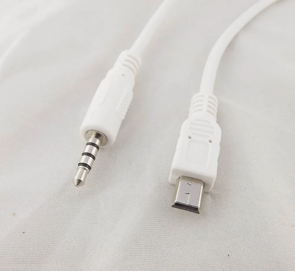 1 шт. 3 5 мм стерео штекер к Мини USB контактный Штекерный адаптер преобразователь
