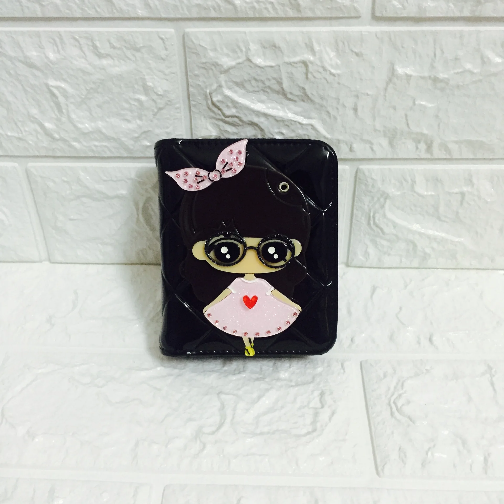Kawaii короткий маленький мультяшный аниме женский магический бумажник кошелек