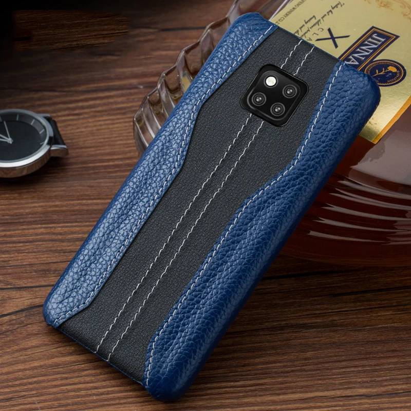 Newisdom для Huawei Mate 20 роскошный кожаный чехол из натуральной кожи mate20 Pro lite жесткая
