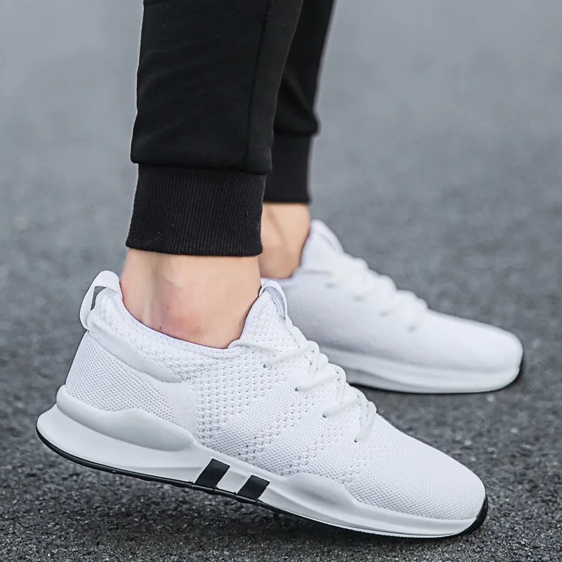 2019 Light Breathable Mesh Shoes Men Summer Casual Fashion Walking Comfortale Trainers Big Size 13 47 | Обувь