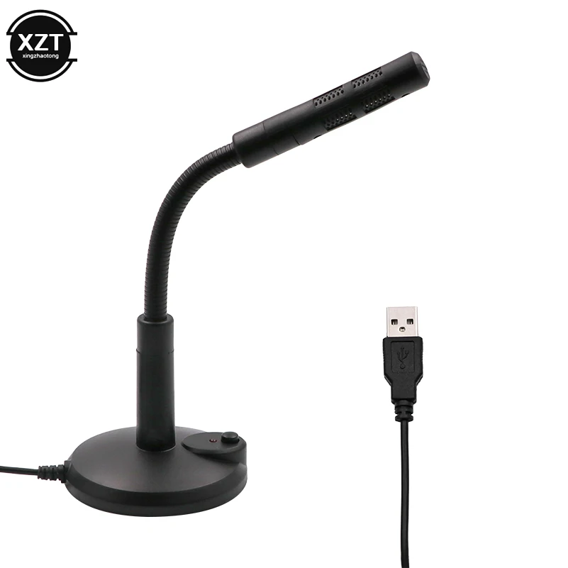 Мини микрофон для компьютера USB Профессиональный dslr игровой конденсаторный