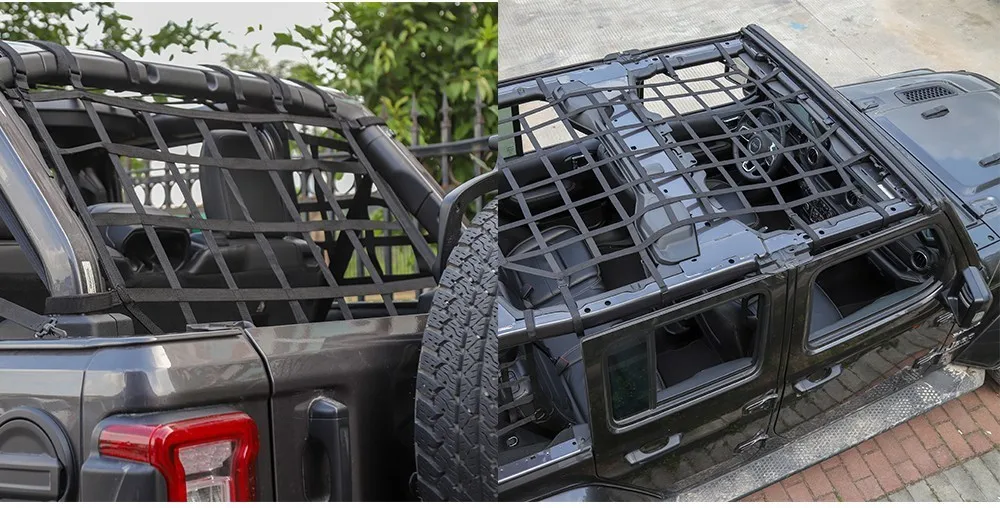 MOPAI автомобильный чехол для Jeep Wrangler JK JL, автомобильный багажник, Багажник на крыше, грузовой Трейл, сетка для хранения для Jeep Wrangler JK JL 2007