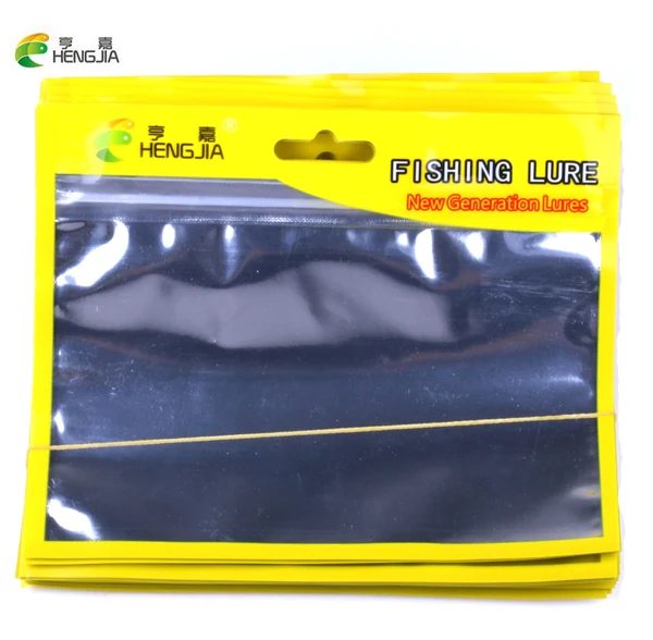 

HENGJIA 100pc fishing lures bag Ziplock 13cm 16cm Self Seal Zipper Plastic Retail Packing Poly Bag, Ziplock Zip Lock Bag Package