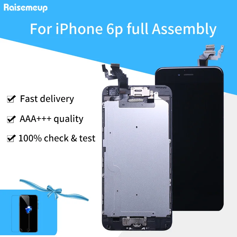 AAAAA качество Полный ЖК дисплей для iphone 6 plus полная сборка сенсорный p A1522 A1524 A1593 с