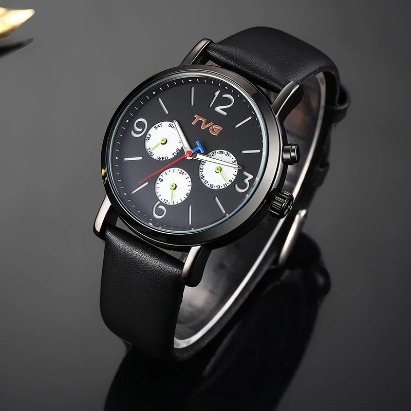 2017 бренд TVG модные повседневные кварцевые часы качество японское сырье