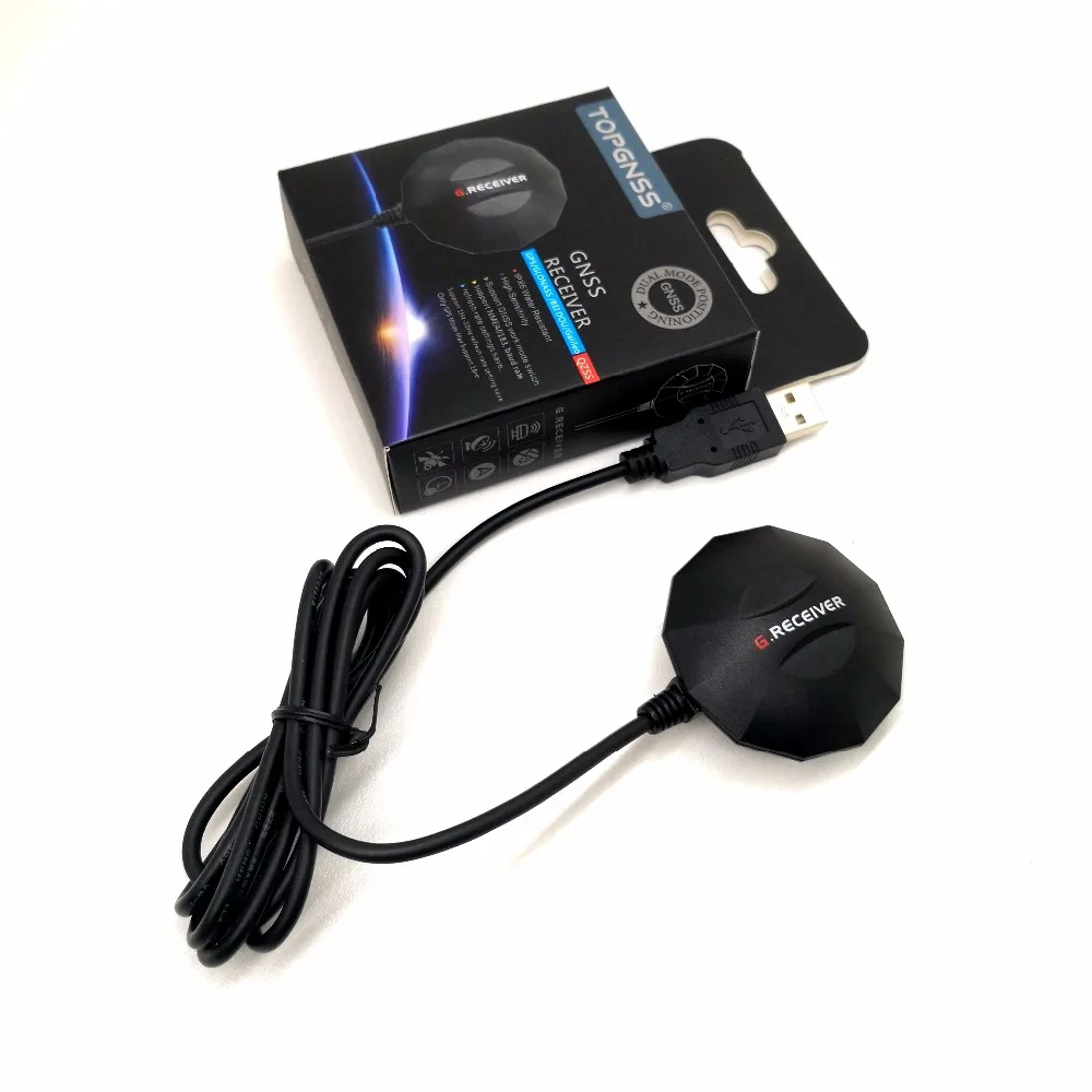USB GPS GLONASS приемный модуль антенна GNSS100G GNSS антенный приемник TOPGNSS | Автомобили и