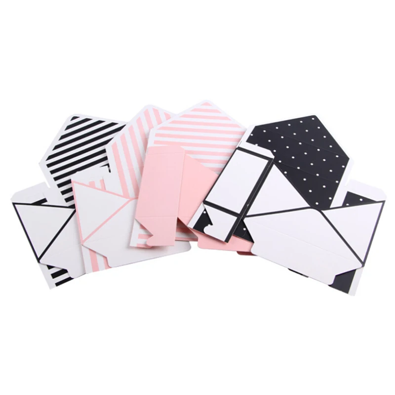 6PCS Envelope Flower Gift Box Creative Hand-folded Folded for Bridal Shower Decoration Valentines Day Crafts | Дом и сад