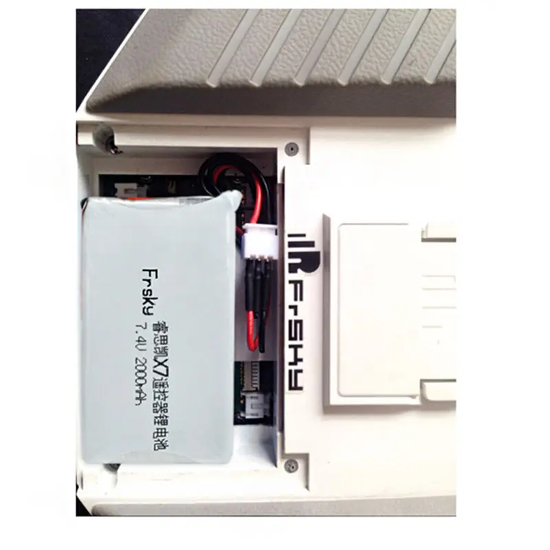 7.4V 2S 2000mAh 8C Rechargeable Lipo Battery Compatible for Frsky ACCST Taranis Q X7 Transmitter | Игрушки и хобби