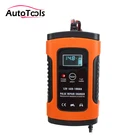 12V 6A автомобильное портативное зарядное устройство с ЖК-экраном для автомобилямотоцикла свинцово-кислотный импульсный ремонтный инструмент автомобильные аксессуары