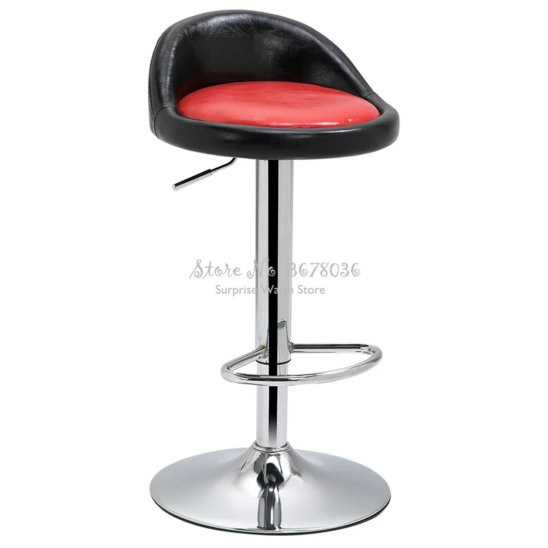 

Iron Lifting Bar Chair with Extra Large High Quality Leather Dinning Chair Dotomy Make Up Chair Modern Bar Stool Home Furniture