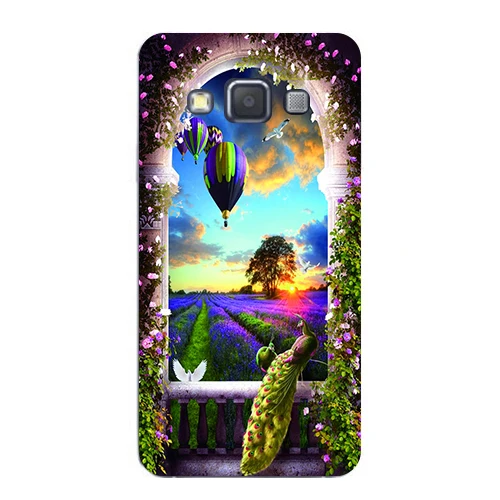 Чехол для samsung Galaxy E5 E500 SM-E500FDS задняя крышка цветочных растений оригинальный