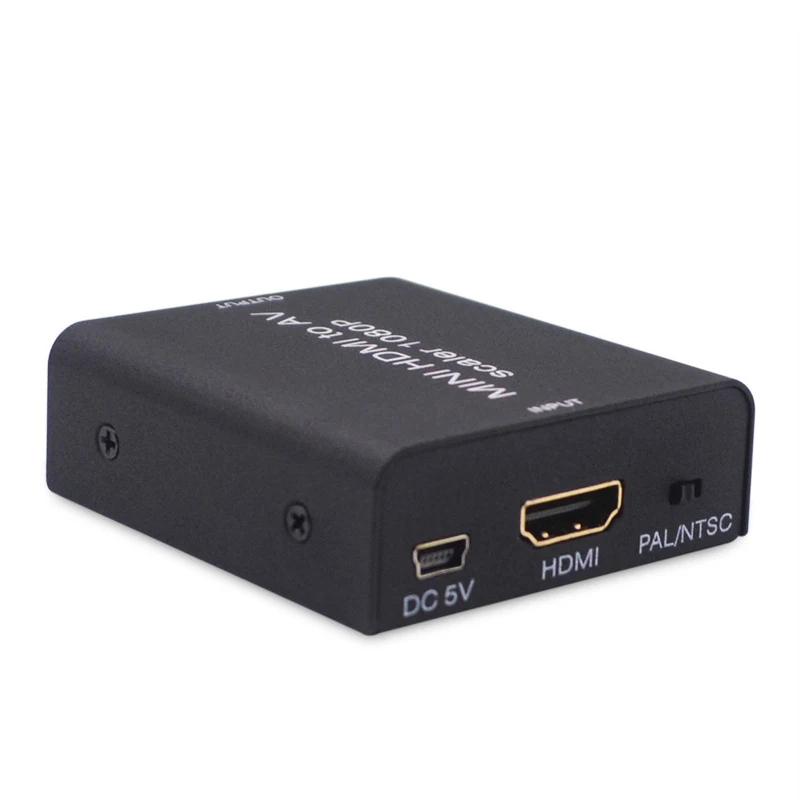 Мини HDMI в AV HD аудио видео конвертер Аудио Синхронизация| |