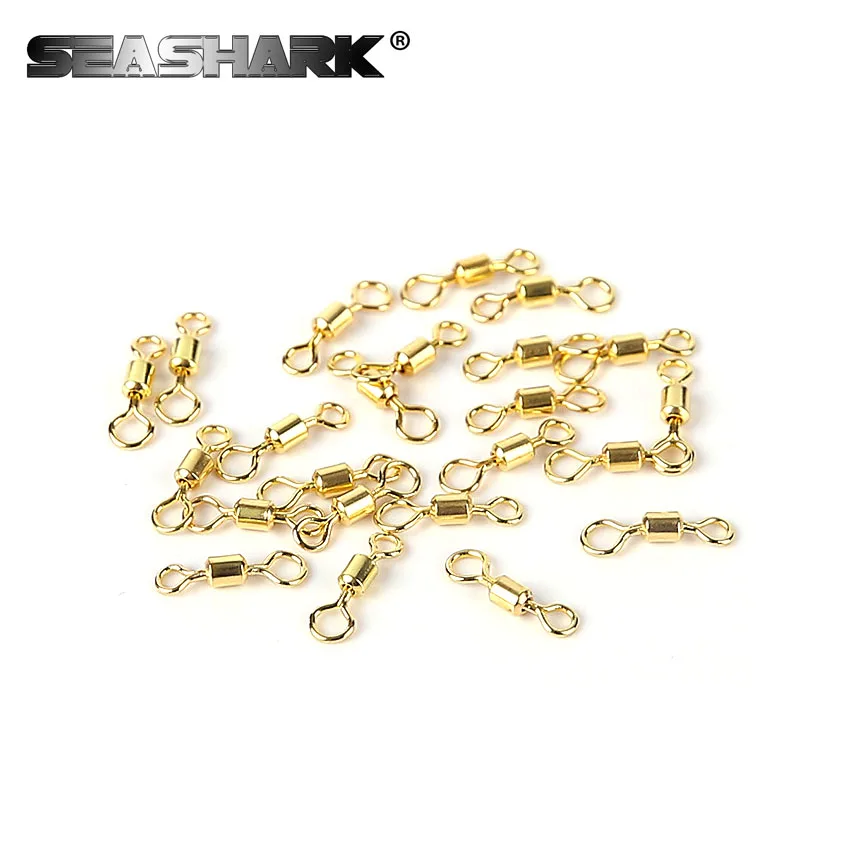 SEASHARK 100 шт./компл. тип столбца вращающееся кольцо Подшипник Поворотные Рыбалка