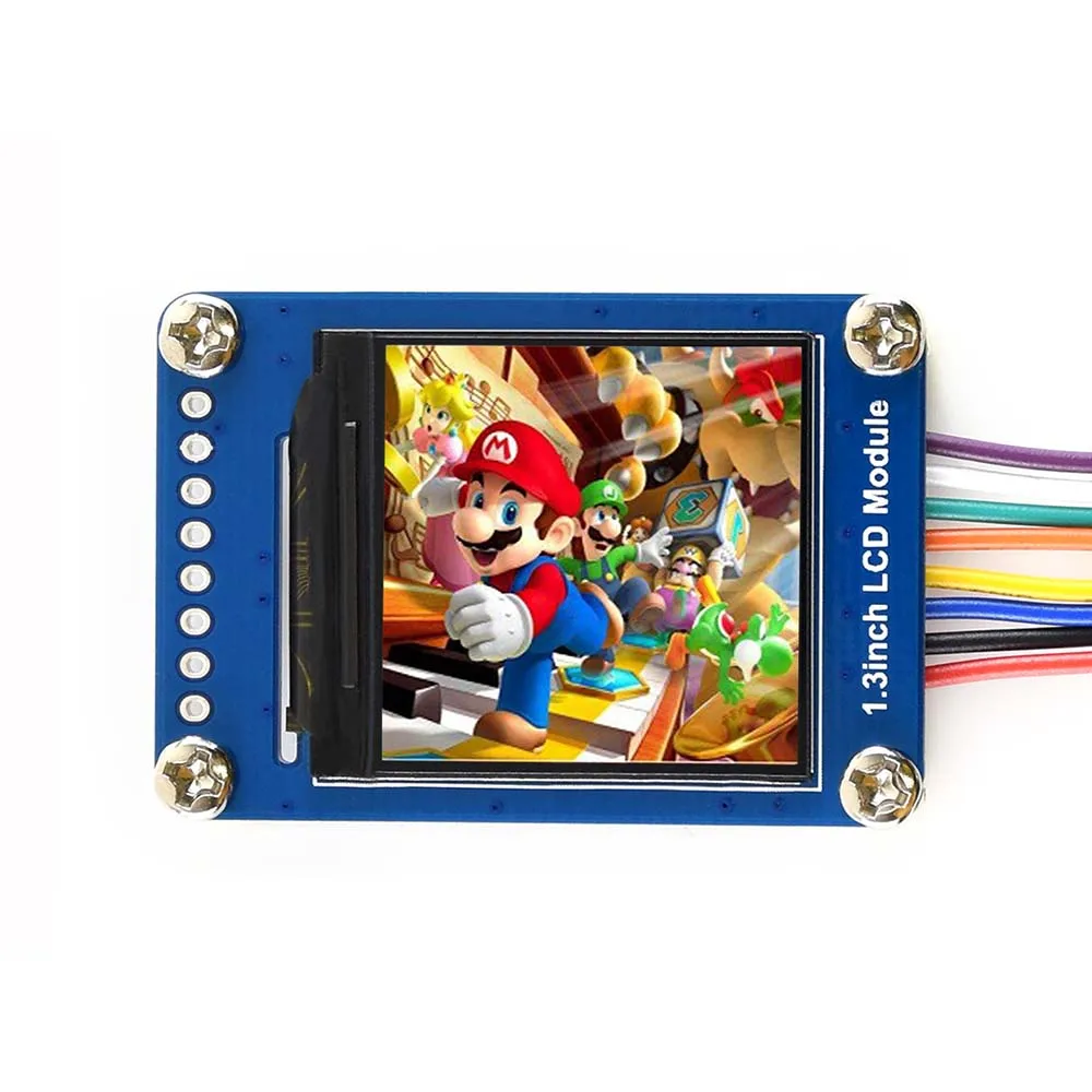 Módulo de Exibição Lcd de Polegadas Tela Ips Resolução hd 240×240 Interface Spi. 1. Quadro demonstração