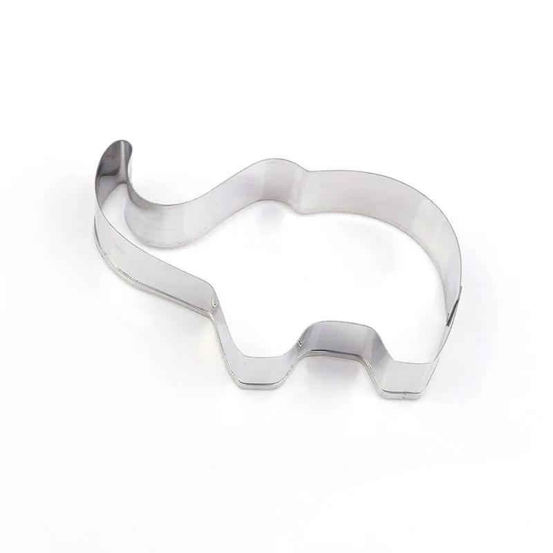1 шт. мультяшная Улитка слон в форме помадки печенья резак из нержавеющей стали