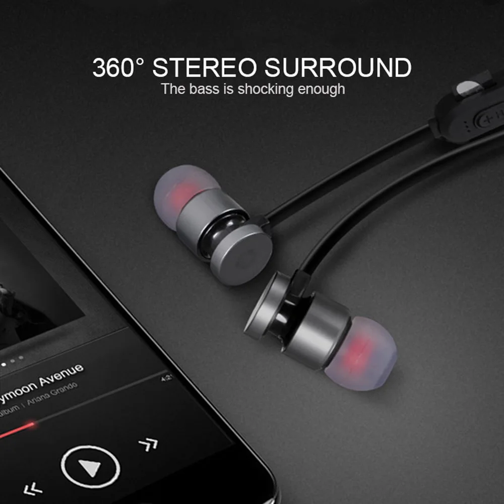 Беспроводные Bluetooth 4 2 наушники Поддержка 16 г SD/TF карта легкие спортивные